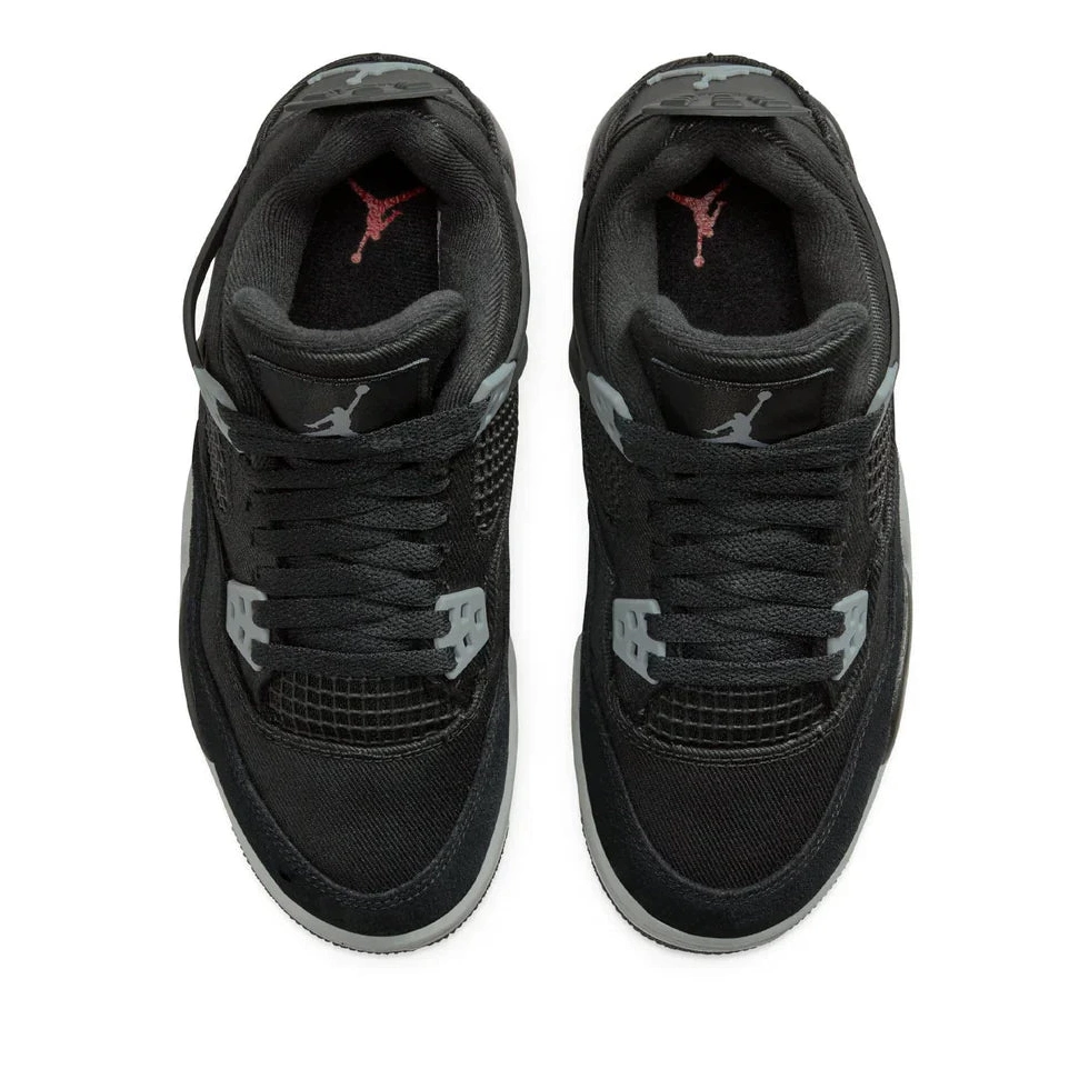 GS Retro 4 Jordan Black Air Canvas 0721